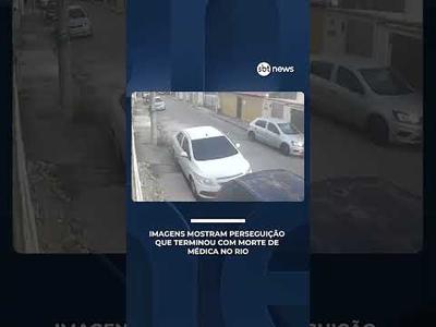Imagens mostram perseguição que terminou com morte de médica no Rio | #SBTBrasil