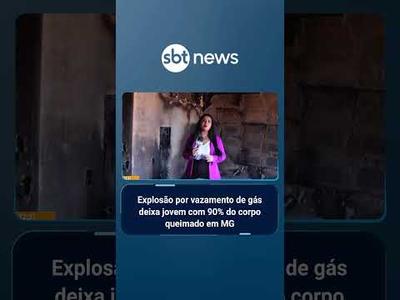 Explosão por vazamento de gás deixa jovem com 90% do corpo queimado | #AloVoce