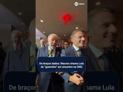 Macron chama Lula de "guerreiro" em encontro na ONU