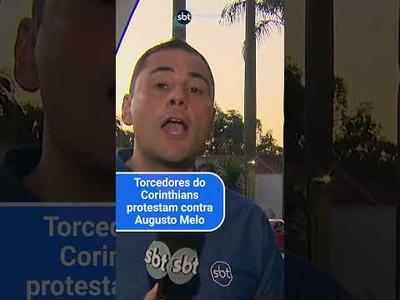 Torcedores do Corinthians protestam contra Augusto Melo | SBT Brasil (21/06/24)