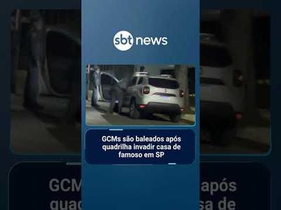 GCMs são baleados após quadrilha invadir casa de famoso em SP