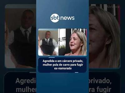 Agredida e vigiada 24 horas, mulher pula de carro para fugir ex-namorado; ele está foragido