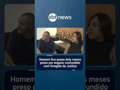 Homem fica quase dois meses preso por engano confundido com foragido da Justiça | #SBTNotícias