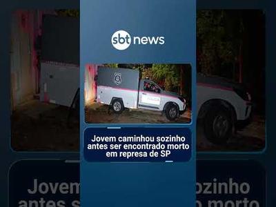 SP: Última imagem mostra jovem caminhando sozinho antes ser encontrado morto em represa | #SBTManhã