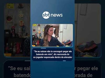Ex-jogador de basquete agride namorada com mais de 60 socos dentro de elevador | #AloVoce