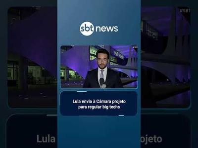 Lula envia à Câmara projeto para regular big techs economicamente no Brasil | #SBTBrasil