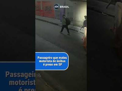 Homem mata motorista após se recusar a parar fora de ponto e é preso | SBT Brasil (12/07/24)