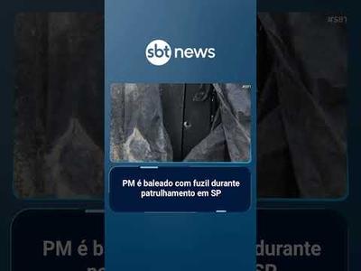 Polícia faz buscas por suspeitos de balear um policial com tiros em SP