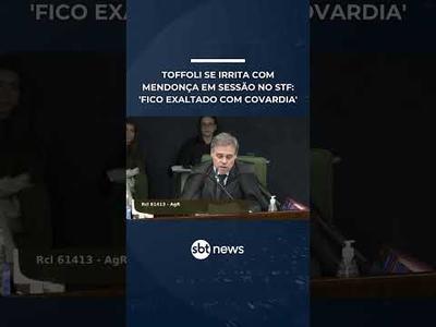 Toffoli se irrita com Mendonça em sessão no STF: “Fico exaltado com covardia”