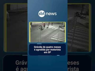 Grávida de quatro meses é agredida por motorista em SP | #PrimeiroImpacto