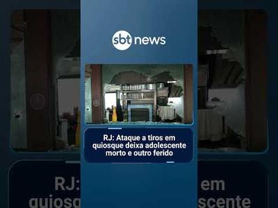 RJ: Ataque a tiros em quiosque deixa adolescente morto e outro ferido | #SBTManhã