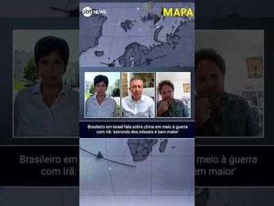 'Estrondo dos mísseis é maior': Brasileiro em Israel fala sobre clima em meio à guerra com Irã
