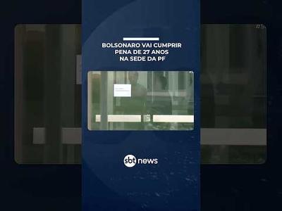Bolsonaro começa a cumprir pena de 27 anos por tentativa de golpe após decisão do STF | #SBTBrasil