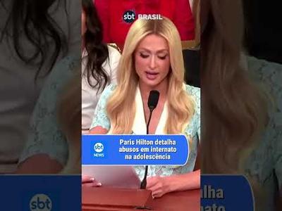 Paris Hilton denuncia abusos sexuais na adolescência no Congresso dos EUA | SBT Brasil (27/06/24)