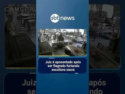 Juiz é aposentado após ser flagrado furtando escultura sacra