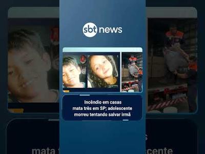 Incêndio em casas mata três em SP; adolescente morreu tentando salvar irmã | #AloVoce