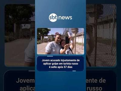 Jovem acusado injustamente por golpe em turista russo é solto após 57 dias