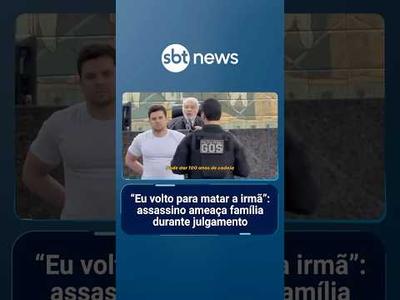 "Eu volto para matar a irmã": assassino ameaça família durante julgamento | #PrimeiroImpacto
