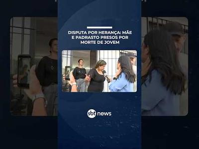 Mãe e padrasto são presos por morte de jovem em disputa por herança | #SBTManhã