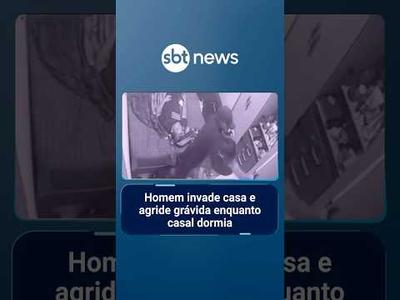 Homem invade casa e agride grávida enquanto casal dormia | #SBTManhã