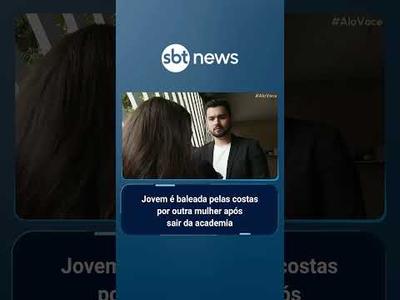 Jovem é baleada pelas costas por outra mulher após sair da academia | #AloVoce