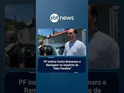 "Abin paralela": PF indicia Carlos Bolsonaro e Ramagem e envia relatório ao STF | #SBTBrasil