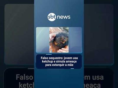 Falso sequestro: jovem usa ketchup e simula ameaça para extorquir a mãe | #PrimeiroImpacto