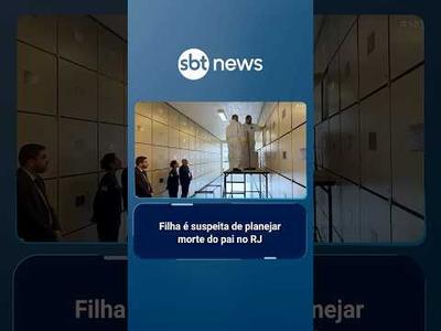 Filha é presa suspeita de matar o próprio pai por dinheiro no Rio | #SBTBrasil