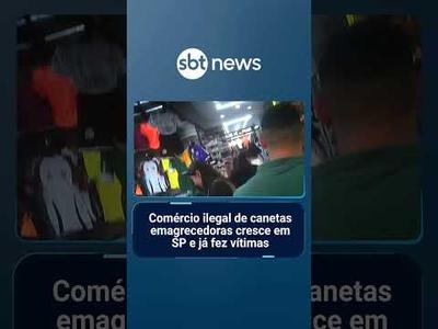 Comércio ilegal de canetas emagrecedoras cresce em SP e já fez vítimas | #SBTManhã