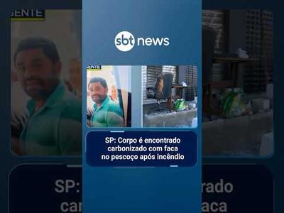 SP: Corpo é encontrado carbonizado com faca no pescoço após incêndio | #PrimeiroImpacto