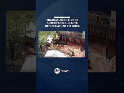 Trabalhador morre soterrado durante deslizamento em obra em Guarulhos (SP) | #PrimeiroImpacto