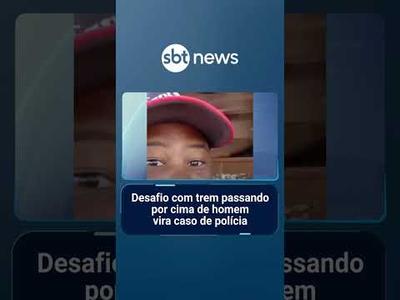 Desafio com trem passando por cima de homem vira caso de polícia | #PrimeiroImpacto