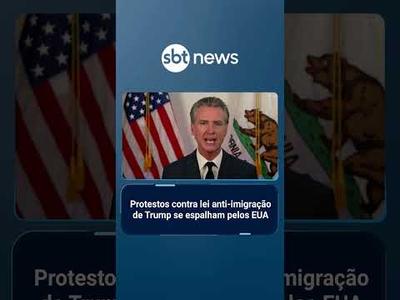 Protestos contra lei anti-imigração de Trump se espalham pelos EUA | #SBTBrasil