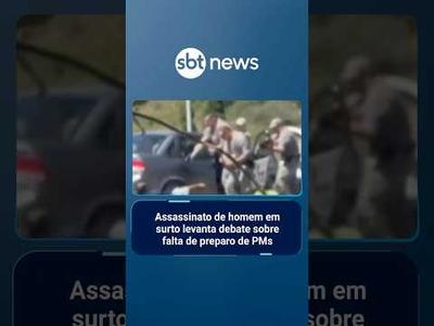 Assassinato de homem em surto levanta debate sobre falta de preparo de PMs | #SBTManhã