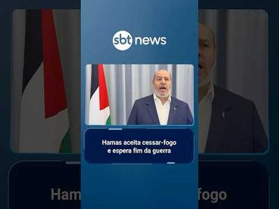 Hamas aceita cessar-fogo e diz ter garantias para fim da guerra em Gaza | #SBTBrasil