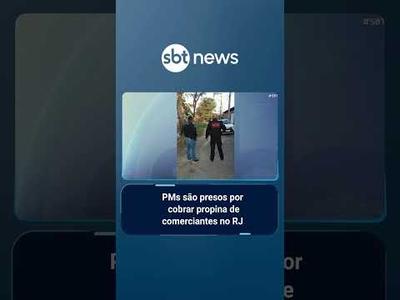 10 PMs são presos por extorquir comerciantes na Baixada Fluminense | #SBTBrasil