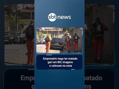 Justiça decreta prisão preventiva de empresário suspeito de matar gari em BH | #SBTBrasil