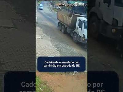 Cadeirante é arrastado por caminhão em estrada do RS