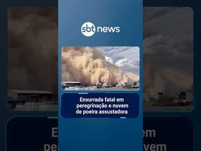 Flagras do mundo: Enxurrada mortal na Índia e nuvem de poeira gigante nos EUA | #SBTManhã