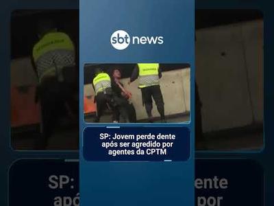 Jovem perde dente após ser agredido por agentes da CPTM em SP | #SBTManhã