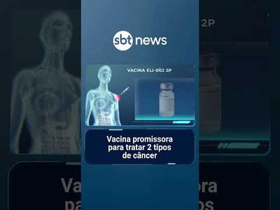 Vacina experimental pode atrasar retorno do câncer de pâncreas e colorretal | #SBTBrasil