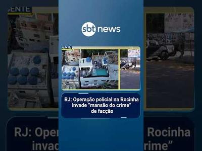 RJ: Operação policial na Rocinha invade “mansão do crime” de facção | #PrimeiroImpacto