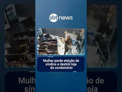 Mulher perde eleição de síndica e destrói loja do condomínio | #PrimeiroImpacto