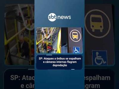 SP: Ataques a ônibus se espalham e polícia investiga ligação com desafio na internet | #SBTManhã