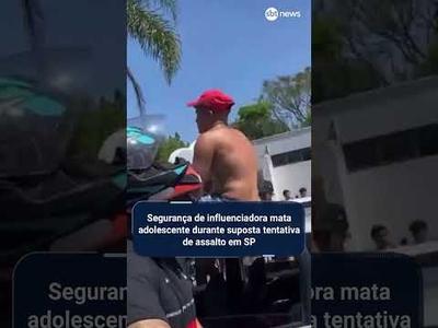 Segurança de influenciadora mata adolescente durante suposta tentativa de assalto em SP | #AloVoce