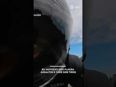 Criminosos armados perseguem e atiram contra motociclistas em rodovias do Rio | #SBTManhã