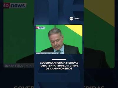 Governo anuncia medidas para tentar impedir greve de caminhoneiros