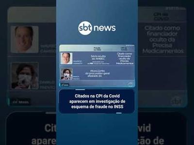 Envolvidos na CPI da Covid durante são investigados por fraude no INSS