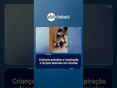 Crianças prendem a respiração e forçam desmaio em escolas