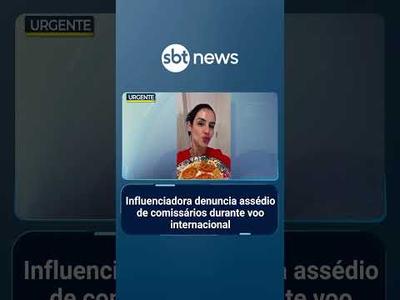 Influenciadora denuncia assédio de comissários durante voo internacional | #PrimeiroImpacto